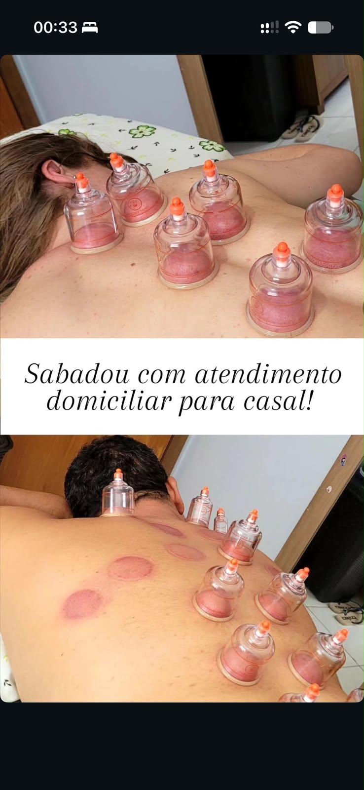 Registro compartilhado de atendimento domiciliar para casal